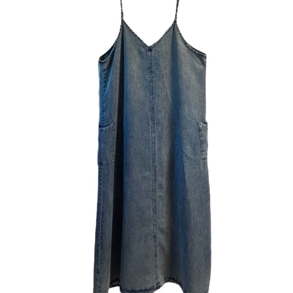 NWT Tea N Rose Denim Maxi Dress - Picture 8 of 9